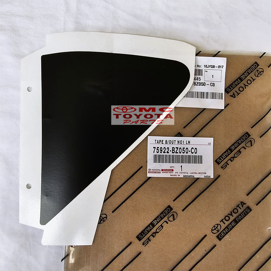 Sticker Stiker Depan Spion Kanan Kiri Agaya Ayla 2012-2017 Original Toyota