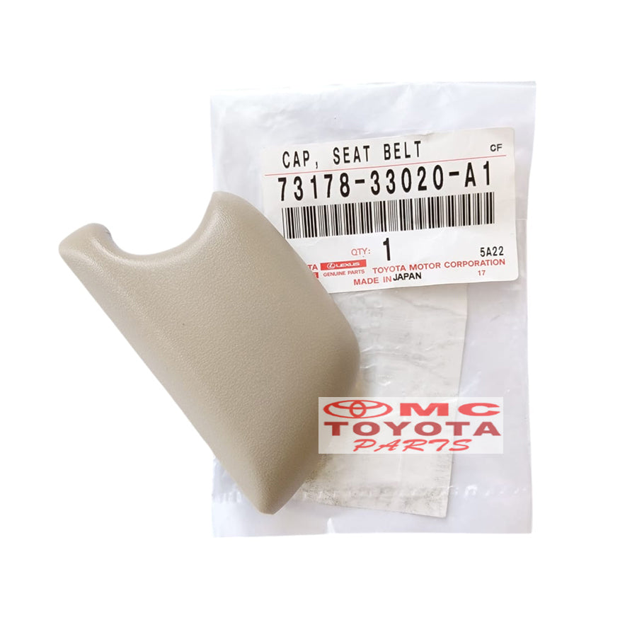 Cover Baut Safety Belt Bagian Atas Toyota Innova Fortuner Hilux Vios Yaris Corolla Altis Kluger Original 73178-33020-A1 Cover Tutup Baut Seat Belt Cap Seat Belt Seatbelt Ori