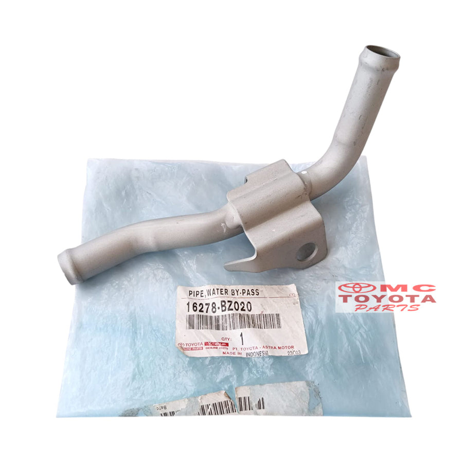 Selang Pipa Pipe Water By Pass Avanza Xenia Original 16278-BZ020 Pipe Water Inlet Pipa Water By Pass Pipa Bypass Selang Pipa Radiator Pipa By Pass No.2 Ori