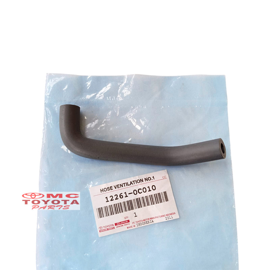 Selang Ventilasi Kijang Innova Fortuner Hilux Hiace Original Toyota 12261-0C010 Selang Tutup Klep Selang PVC PCV Valve Selang Ventilator Hose Ventilation No.1