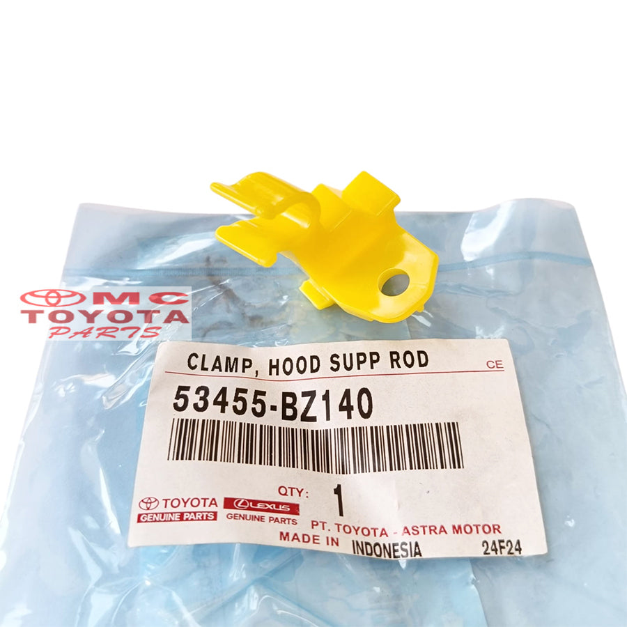 Clip Kancing Klip Stang Tiang Penyangga Kap Mesin All New Avanza Veloz Xenia Raize Rocky 2021 Up Original 53455-BZ140 Clip Clamp Hood Stang Kap Mesin Clip Support Penahan Penyangga Pegangan Dudukan Tiang Cap Mesin