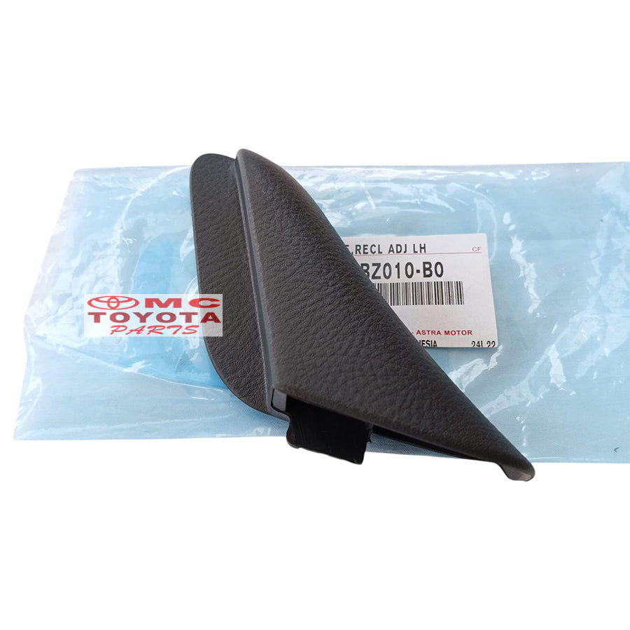 Handle Jok Depan Handle Tuas Jok Kursi Depan Kanan Kiri Avanza Xenia Lama Rush Terios Lama Original Toyota 72525-BZ010-B0 / 72526-BZ010-B0 Hitam Putaran Setelan Handel Handle Reclining Adjuster Handle Jok Reclining