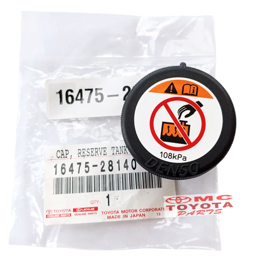 Tutup Tabung Reservoir Radiator Kijang Innova Reborn Fortuner VRZ Hilux Diesel Altis Camry Alphard Vellfire Hiace Land Cruiser Lexus Original 16475-28140 Tutup Tabung Radiator Tutup Reservoir Radiator Tutup Tabung Cadangan Air Radiator 108kpa 108 KPA