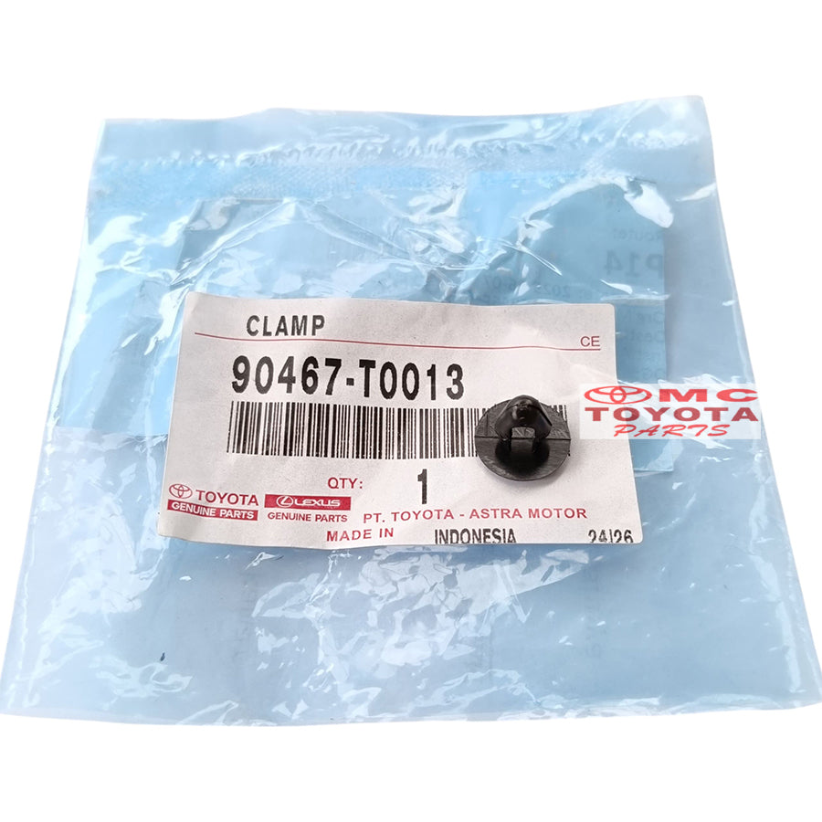Klip Karet Kap Mesin Innova Reborn Fortuner Hilux Corolla Altis Camry Etios Original Toyota 90467-T0013 Clip Clamp Klip Kancing Penahan Karet Kap Mesin