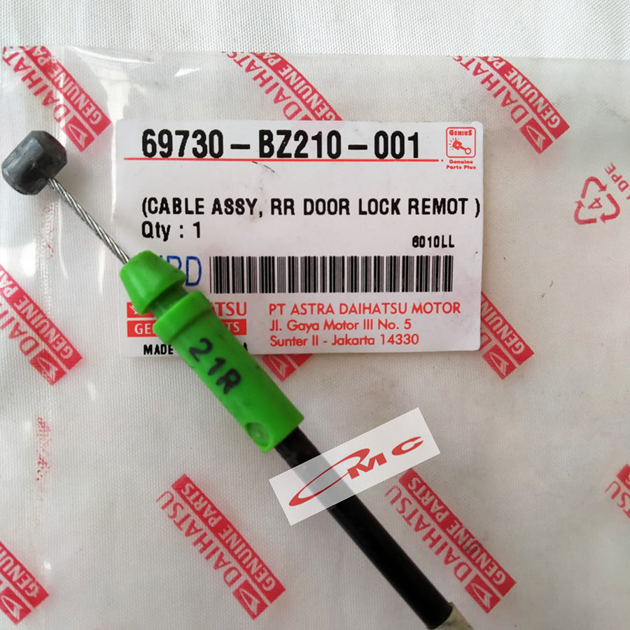 Kabel Sling Handle Bukaan Pintu Belakang Calya Sigra Agya Ayla 2017-Up Original 69730-BZ210-001