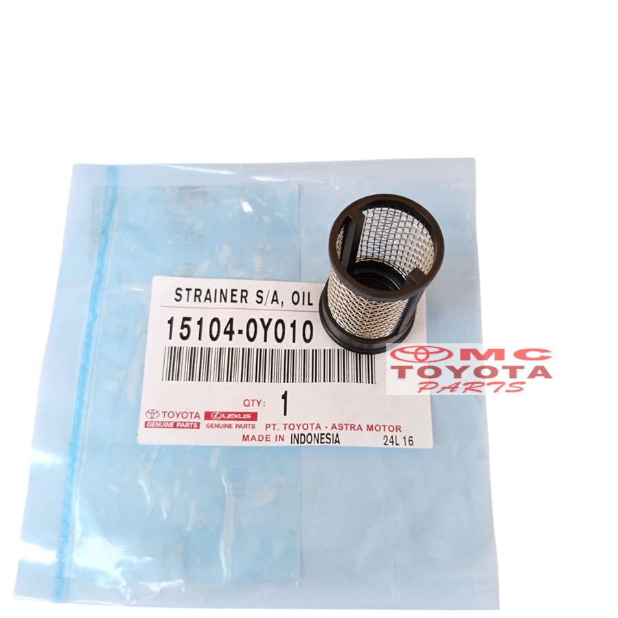 Strainer Filter Oli Carter Calya Sigra 1200cc Agya Ayla 1.2 cc Avanza Xenia Veloz Sirion Vios Yaris Sienta Original 15104-0Y010 Stainer Saringan Filter Oli Carter Mesin