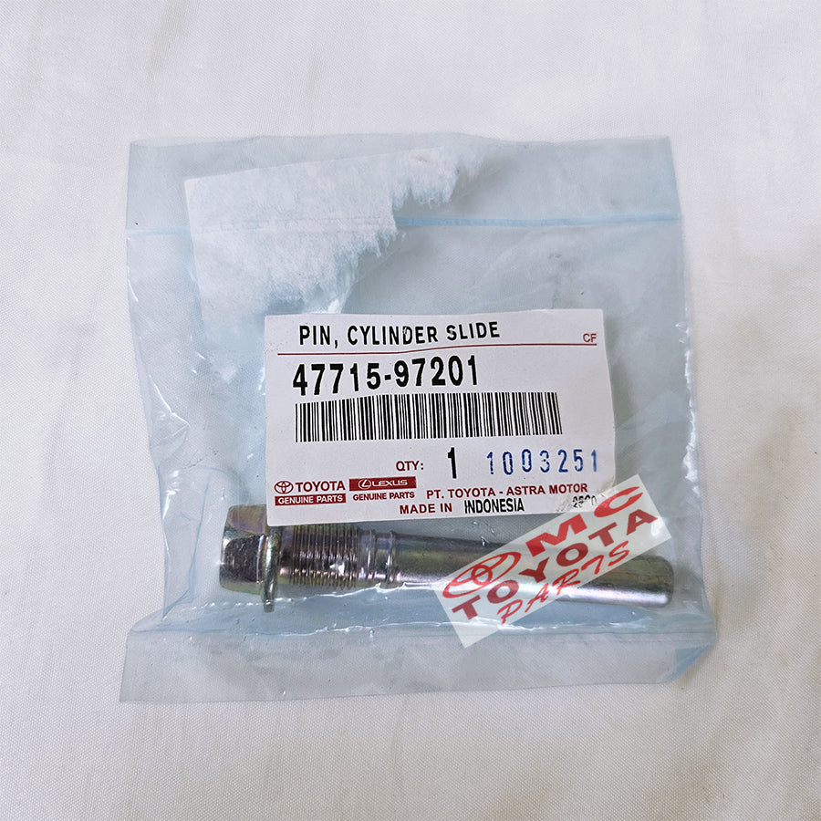 Baut Pin Caliper Bagian Bawah Agya Ayla Original Toyota 47715-97201 Baut Pen Caliper Kaliper Pin Silinder Cylinder Slide Cakram Rem Depan Front Disc Brake
