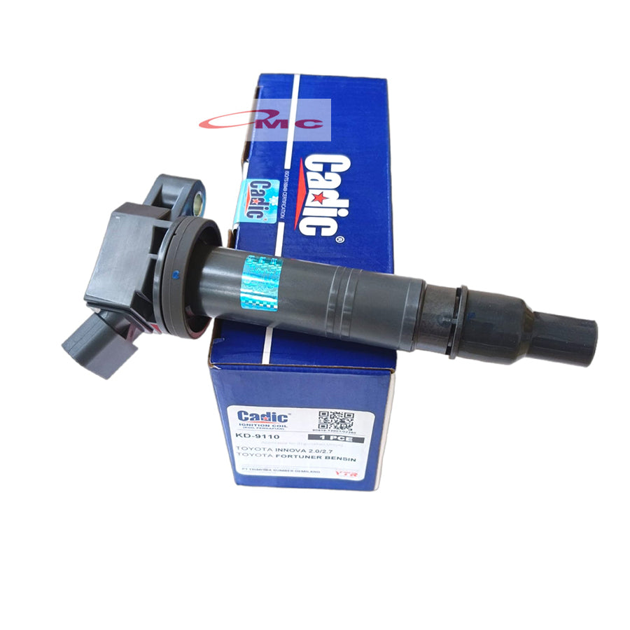 Coil Ignition Innova Fortuner Hilux Hiace KD-9110 Cadic 90919-T2001 / 90919-T2008 Koil Pengapian Ignition Coil Koil Busi