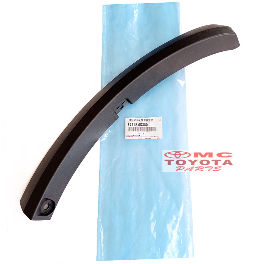 Molding Moulding Over Fender Bodykit Moulding Bemper Depan Kanan Kiri Fortuner GR 2021 Up VRZ Original 52112-0K380 / 52113-0K380 Moulding Extension Bumper List Spoiler Fender Bodykit Over Vender Quarter Bodykit Body Kit Bumper Bemper Pendek