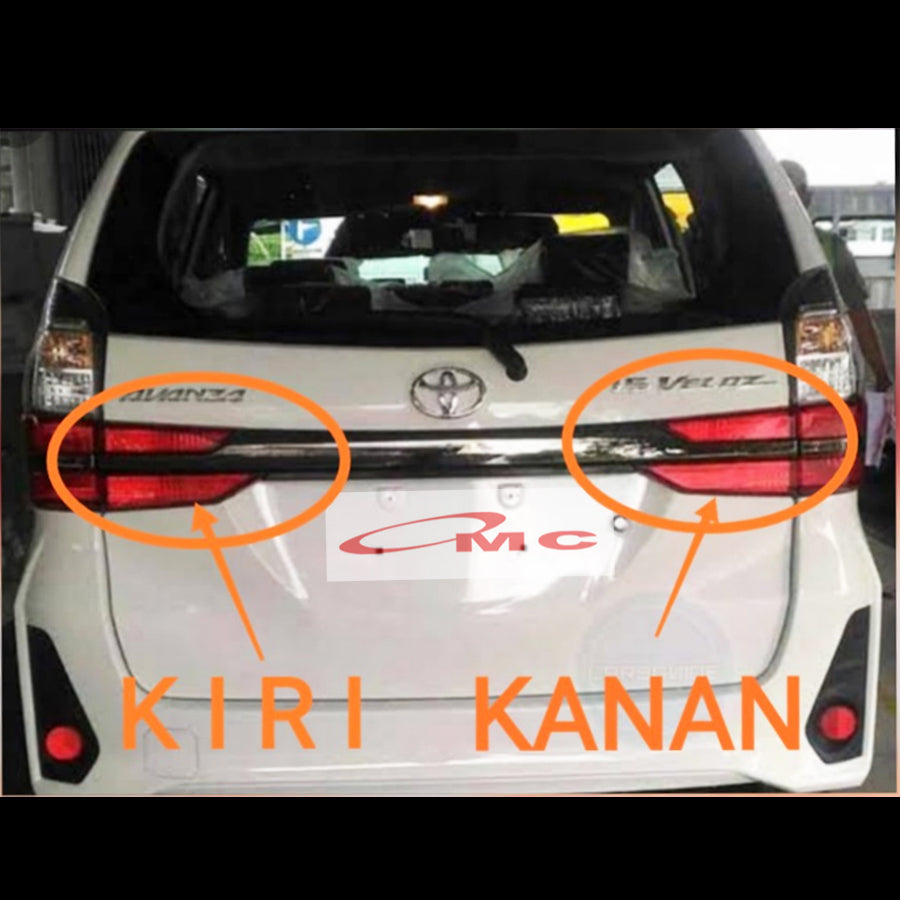 Reflektor Lampu Bagasi Belakang Kanan Kiri Grand Avanza Veloz Xenia Facelift 2019 2020 2021 Original 76803-BZ070-001 / 76804-BZ050-001 Trunklid Trunk Lid Reflektor Bagasi Lampu Belakang Ori Lampu Reflektor Bagasi Pintu Belakang