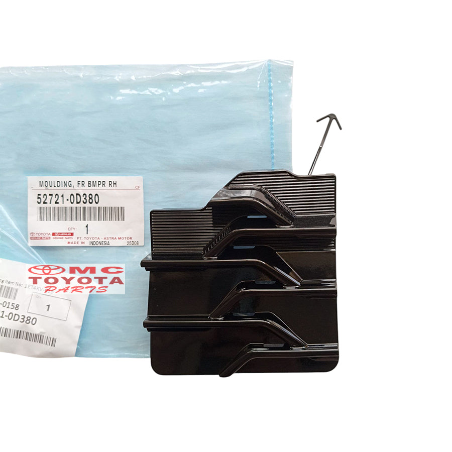 Cover Tutup Derek Towing Bumper Depan Kanan All New Yaris TRD 2018 Up Original Toyota 52721-0D380 Cover Towing Tutup Derek Depan Tutup Towing Depan Bumper Kanan