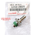 Valve Tutup Klep Valve PCV PVC Valve Ventilator Camry Harrier Alphard 2.400cc 2.4 2400cc Rav4 Previa Original Toyota 12204-28020 Valve Angin Sensor Tutup Klep PVC PCV Ventilation Ori