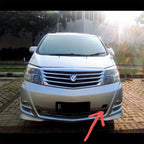 Tutup Cover Derek Towing Bumper Depan Kanan Kiri Alphard 2005-2008 Original Toyota 52127-58070-C0 / 52128-58050-C0 Cover Towing Tutup Derek Depan Tutup Towing Depan Bemper Bumper Ori