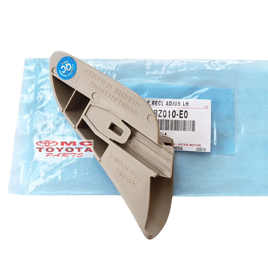 Handle Jok Depan Handle Tuas Jok Kursi Depan Kanan Kiri Avanza Xenia Lama Rush Terios Lama Original 72525-BZ010-E0 / 72526-BZ010-E0 Cream Putaran Stelan Setelan Handel Handle Reclining Adjuster Handle Jok Reclining