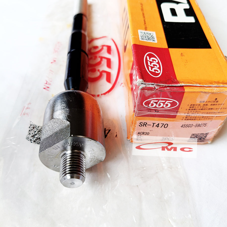 Rack End Long Tierod Toyota Alphard Vellfire ANH10 MNH10 ANH20 GGH20 Previa Estima ACR30 Original 555 Japan SR-T470 / 45503-59075 Long Tie Rod Ori