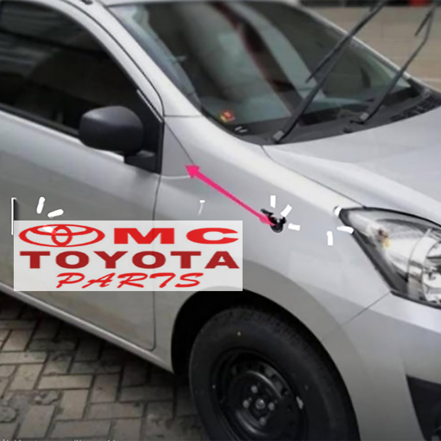 Sticker Stiker Depan Spion Kanan Kiri Agaya Ayla 2012-2017 Original Toyota
