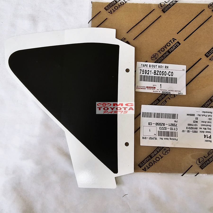 Sticker Stiker Depan Spion Kanan Kiri Agaya Ayla 2012-2017 Original Toyota