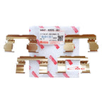 Fiting Fitting Kit Disc Brake Depan Plat Kampas Rem Depan All New Rush Terios Original 04947-BZ070-001 Plat Lapisan Disc Brake Pad Spring Plat Kancingan Tatakan Ganjelan Kampas Rem Depan Front