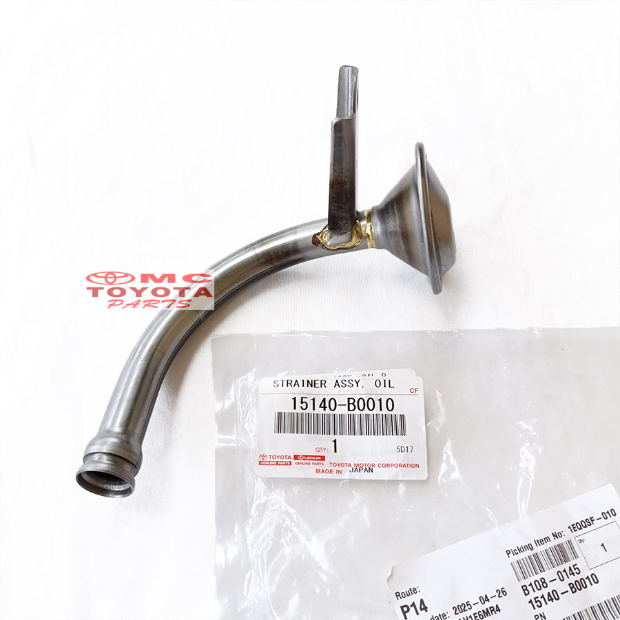 Strainer Pipa Oil Pump Avanza Xenia Rush Terios Original 15140-B0010 Strainer Pipa Saringan Pompa Oli Strainer Pompa Filter Saringan Oli Strainer Oil Stainer Saringan Filter Oli Dudukan Bracket Braket Breket