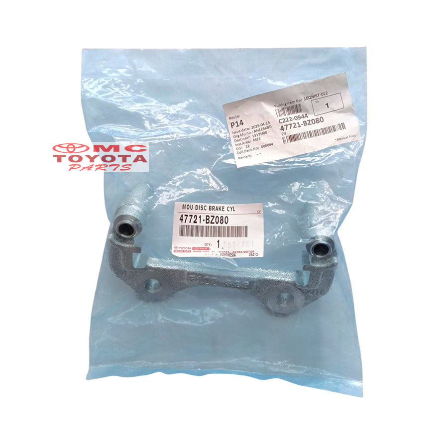 Support Caliper Dudukan Kampas Rem Depan Agya Ayla 1000cc 1.0 Manual Original 47721-BZ080 Support Kaliper Suport Caliper Dudukan Kampas Rem Depan