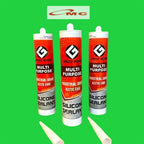 Lem Silicone Sealant Lem Botol SPEED BOND Multi Purpose 300ml White Clear Black Lem Kaca Sealant Asam Serbaguna Speedbond Lem Sealant Lem Kaca Botol Lem Silikon Sealent Sealan Silen Lem Silicon Sealant Glass Silicone Sealant 300 ml