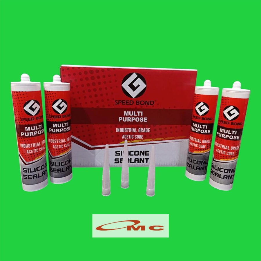 Lem Silicone Sealant Lem Botol SPEED BOND Multi Purpose 300ml White Clear Black Lem Kaca Sealant Asam Serbaguna Speedbond Lem Sealant Lem Kaca Botol Lem Silikon Sealent Sealan Silen Lem Silicon Sealant Glass Silicone Sealant 300 ml