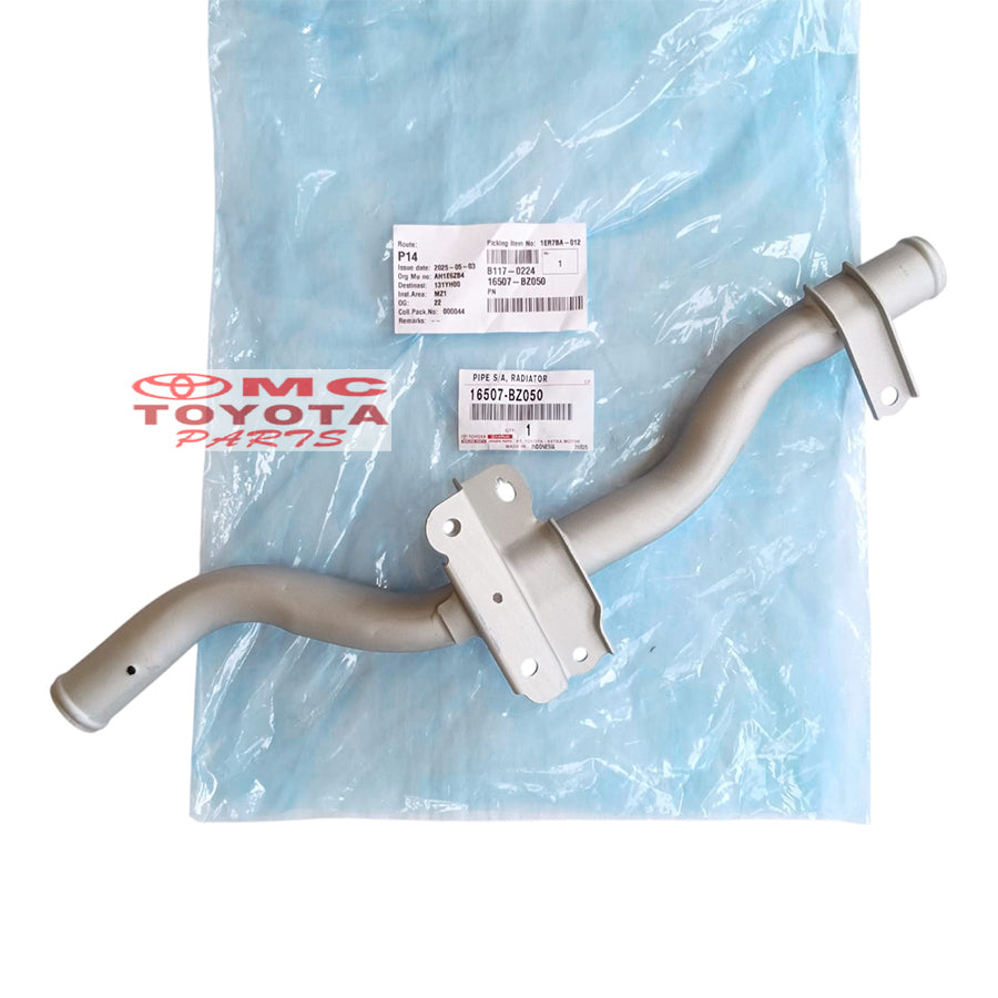 Selang Pipa Radiator Atas Avanza Xenia Rush Terios Original 16507-BZ050 Pipa Selang Radiator Atas Pipe Radiator