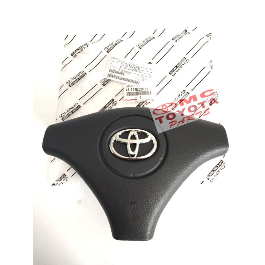 Tutup Stir Pad Steer Cover Klakson Toyota  Vios Limo Gen 1 2003 2004 2005 2006 Pad Klakson Setir 45130-BZ020-B0