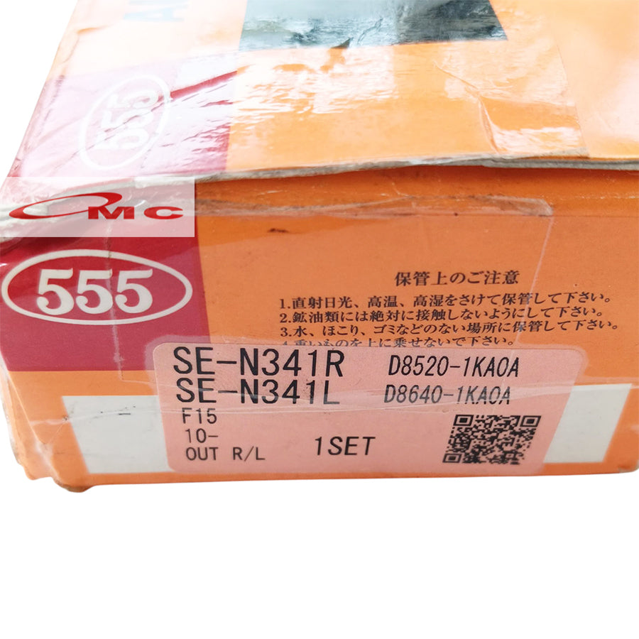 Tie Rod End Kanan Kiri Nissan Juke Original 555 Japan SE-N341 R/L D8520-1KA0A / D8540-1KA0A Tirot Tirod Terod Tierod End