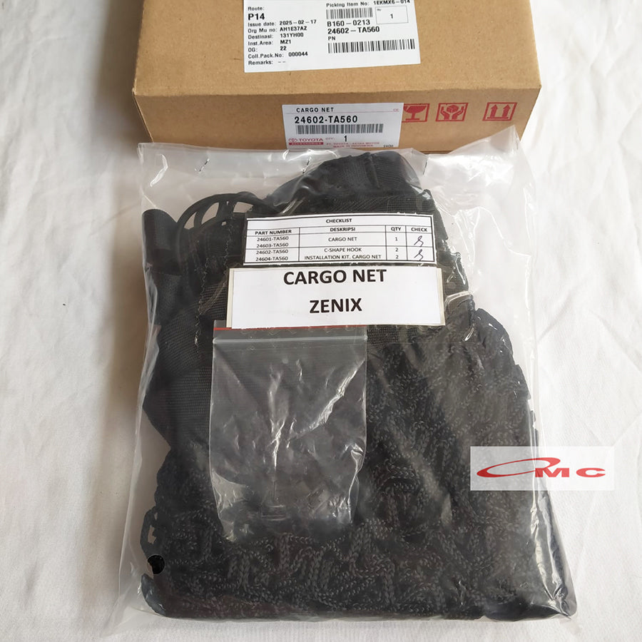 Jaring Bagasi Cargo Net Universal Double Net Bagasi Innova Zenix Original Toyota 24602-TA560