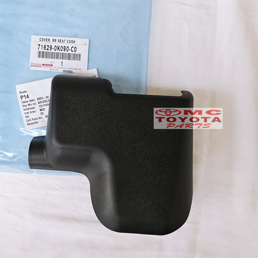 Cover tutup Dudukan Bantalan Engsel Stelan Dudukan  Kaki Jok Belakang Tengah Kanan Kiri Toyota Kijang Innova Verturer Reborn Original 71629-0K090-C0 71629-0K100-C0