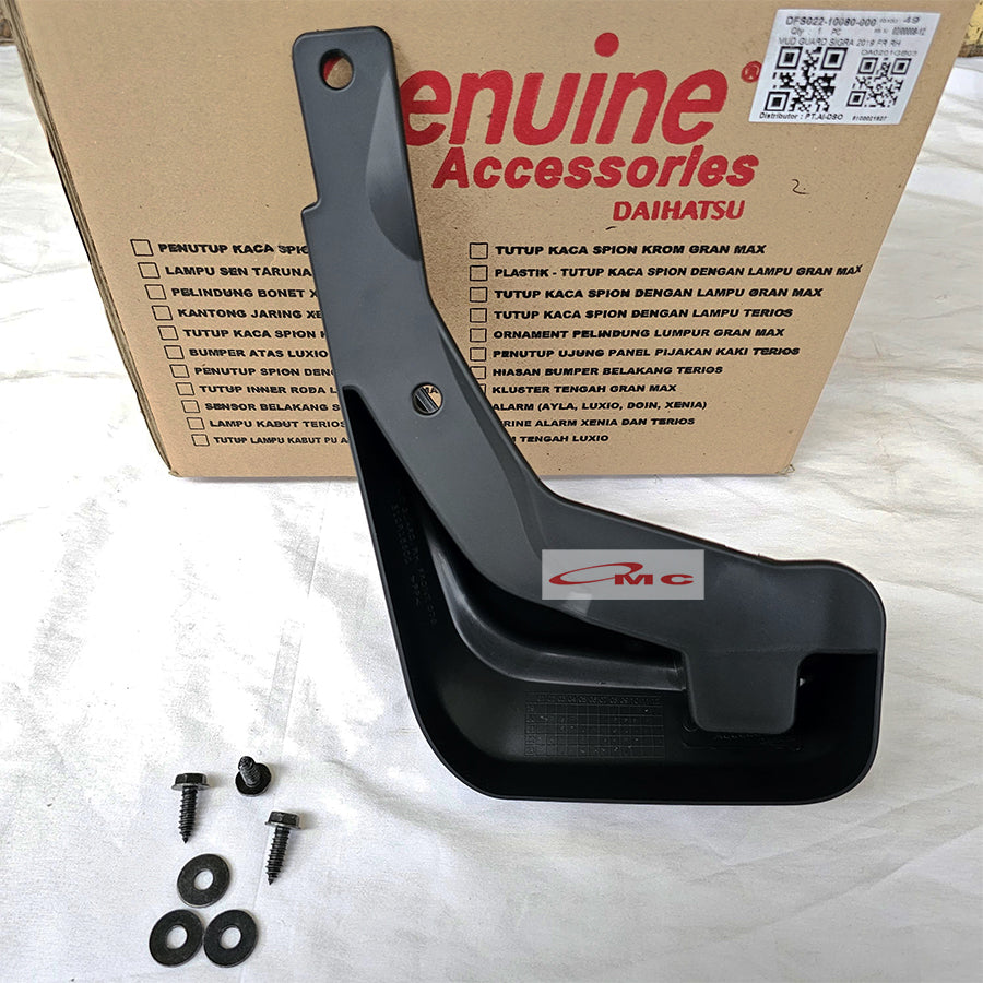Mud Guard Quarter Panel Karpet Pelindung Lumpur Roda  Depan Kanan kiri Sigra 2016-2021 Original Daihatsu FS022-10080-000 FS022-10070-000