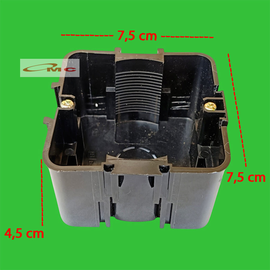 Inbow Dus Embodus B101-53 / WEJ5911 Inbow Doos Imbodus Mangkok Saklar Stop Kontak Mangkok Listrik Mangkok Tanam Hitam Kotak Inbodus Inbowdus Inbowdoos Wall Box In Bow Dus IB Dus B10153