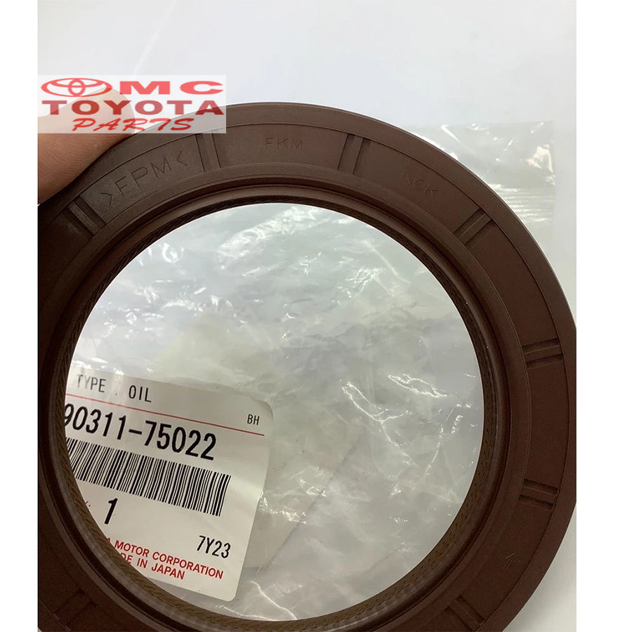 Seal Kerk As Belakang Vios Yaris Corolla Altis Mesin 1NZ 2NZ Sienta 1500cc 1.5 Prius Original Toyota 90311-75022 Seal Crankshaft Ker As Belakang Sil Crankshaft Seal Noken As Kruk Seal Kruk As Belakang Ori Seal Type T Oil