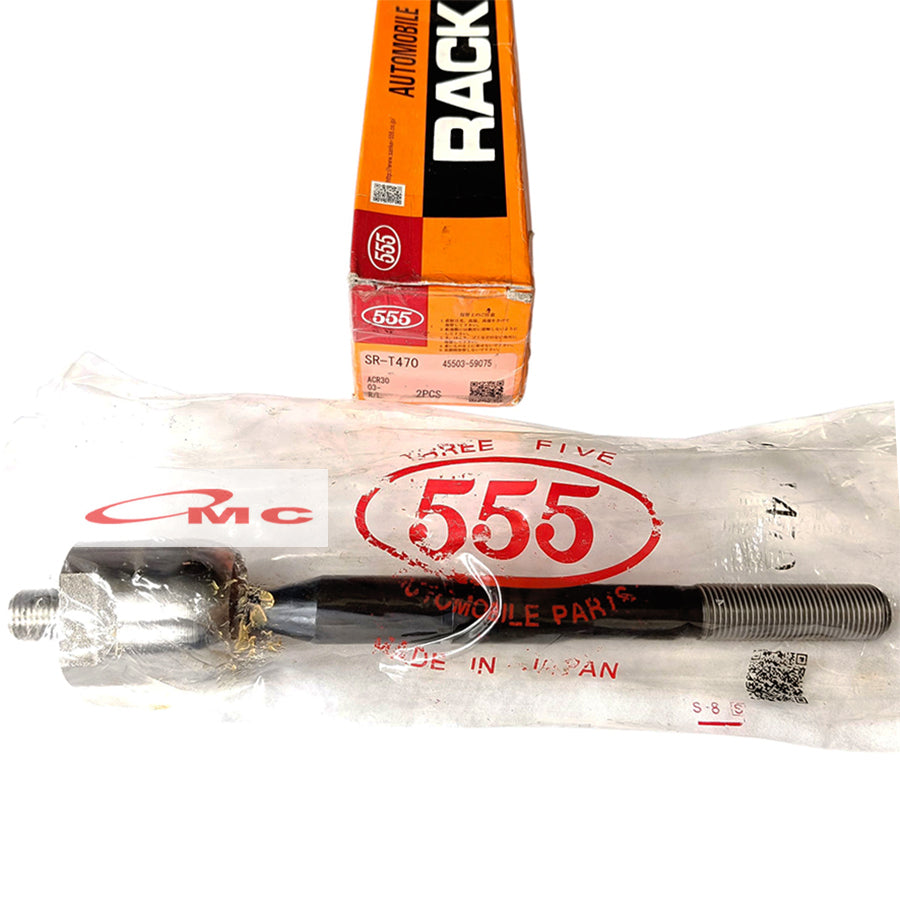 Rack End Long Tierod Toyota Alphard Vellfire ANH10 MNH10 ANH20 GGH20 Previa Estima ACR30 Original 555 Japan SR-T470 / 45503-59075 Long Tie Rod Ori