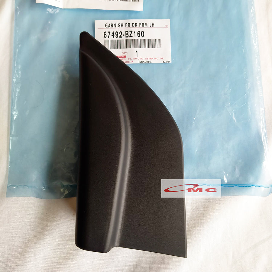 Garnish Segitiga Dalam Spion Depan Kanan Kiri All New Rush Terios 2018-Up Original 67491-BZ160 67492-BZ160