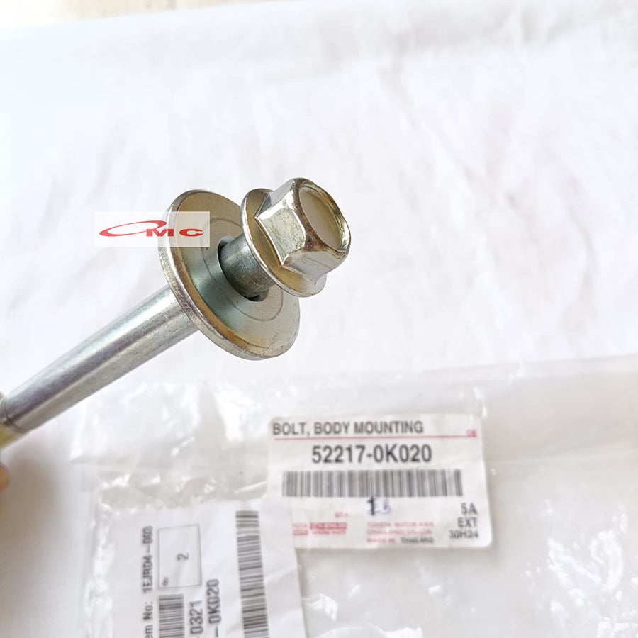 Baut Bolt Karet Body Mounting Tengah Original Toyota Kijang Innova Fortuner 52217-0K020 Baut Karet Mounting Body Cabin Bolt Body Mounting Baut Torsi Body Baut Rangka Body Baut Body