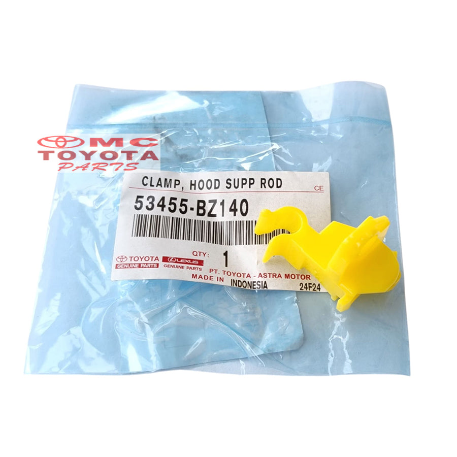 Clip Kancing Klip Stang Tiang Penyangga Kap Mesin All New Avanza Veloz Xenia Raize Rocky 2021 Up Original 53455-BZ140 Clip Clamp Hood Stang Kap Mesin Clip Support Penahan Penyangga Pegangan Dudukan Tiang Cap Mesin