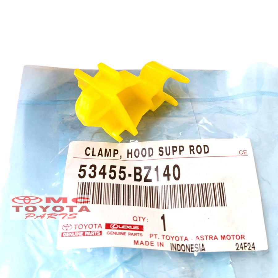 Clip Kancing Klip Stang Tiang Penyangga Kap Mesin All New Avanza Veloz Xenia Raize Rocky 2021 Up Original 53455-BZ140 Clip Clamp Hood Stang Kap Mesin Clip Support Penahan Penyangga Pegangan Dudukan Tiang Cap Mesin