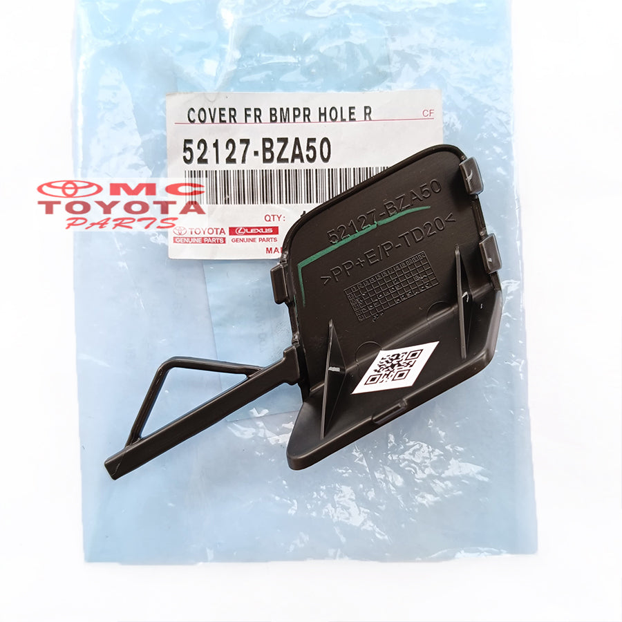 Cover Tutup Derek Towing Bemper Depan Toyota Raize Original 52127-BZA50 Cover Towing Tutup Derek Depan Tutup Towing Bumper Depan