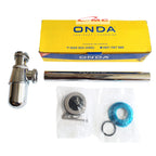 Sifon Botol Wastafel Stainless ONDA PT-TUL 1/2" Chrome Sivon Sipon Siphon Sifon Wastafel Bottle Bak Cuci Tangan Afur Avur Air Stainles Stenlis Steel Pipa P trap Selang Saluran Pembuangan Air Wastafel