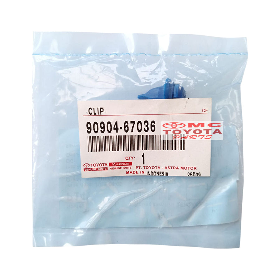 Klip Kancing Over Fender Fortuner Hilux Alphard Biru Original Toyota 90904-67036 Klip Over Fender Kancing Klip Bodykit Body Kit Clip Kancing Fender Moulding Molding