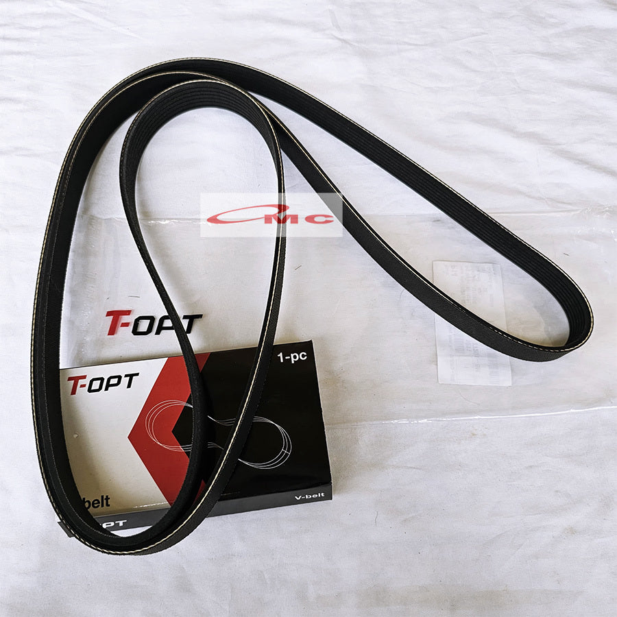 Tali Kipas Fan Belt Van Belt V Belt Fanbelt Kijang Innova Fortuner Hilux Bensin AC 7PK2300 Orisinil T-OPT 90916-TT201-8M