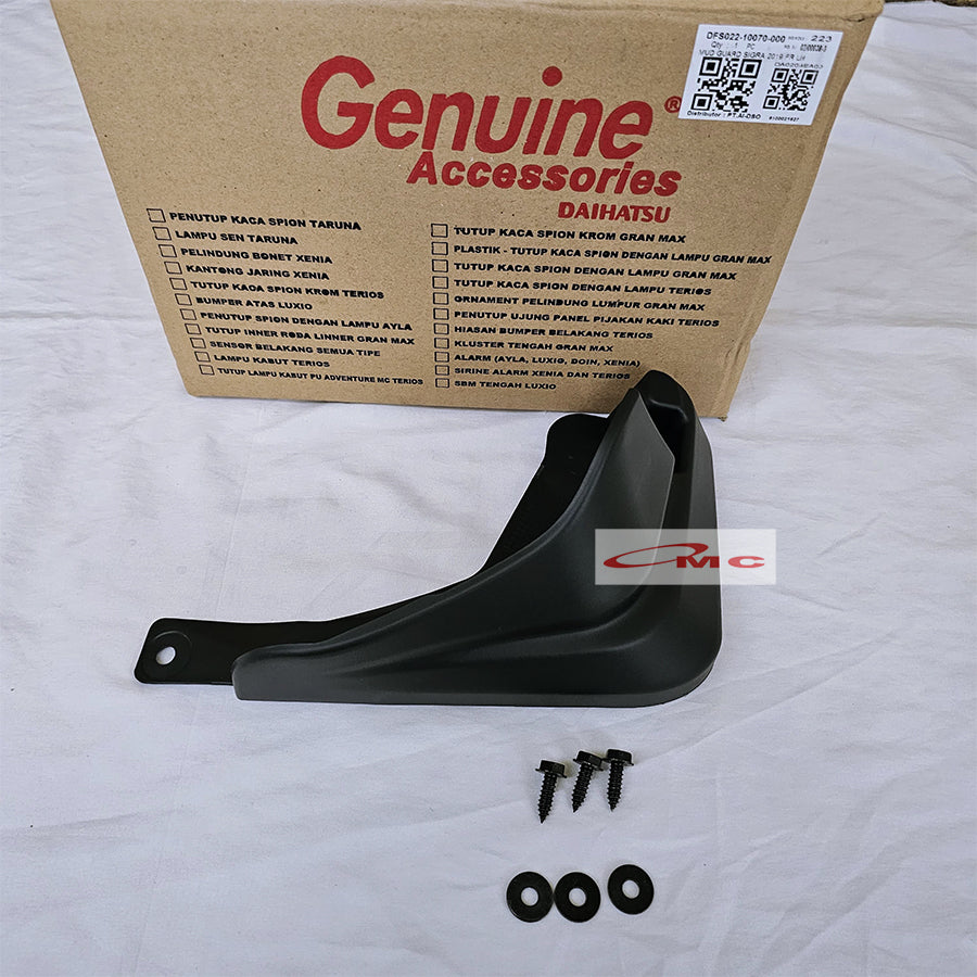 Mud Guard Quarter Panel Karpet Pelindung Lumpur Roda  Depan Kanan kiri Sigra 2016-2021 Original Daihatsu FS022-10080-000 FS022-10070-000