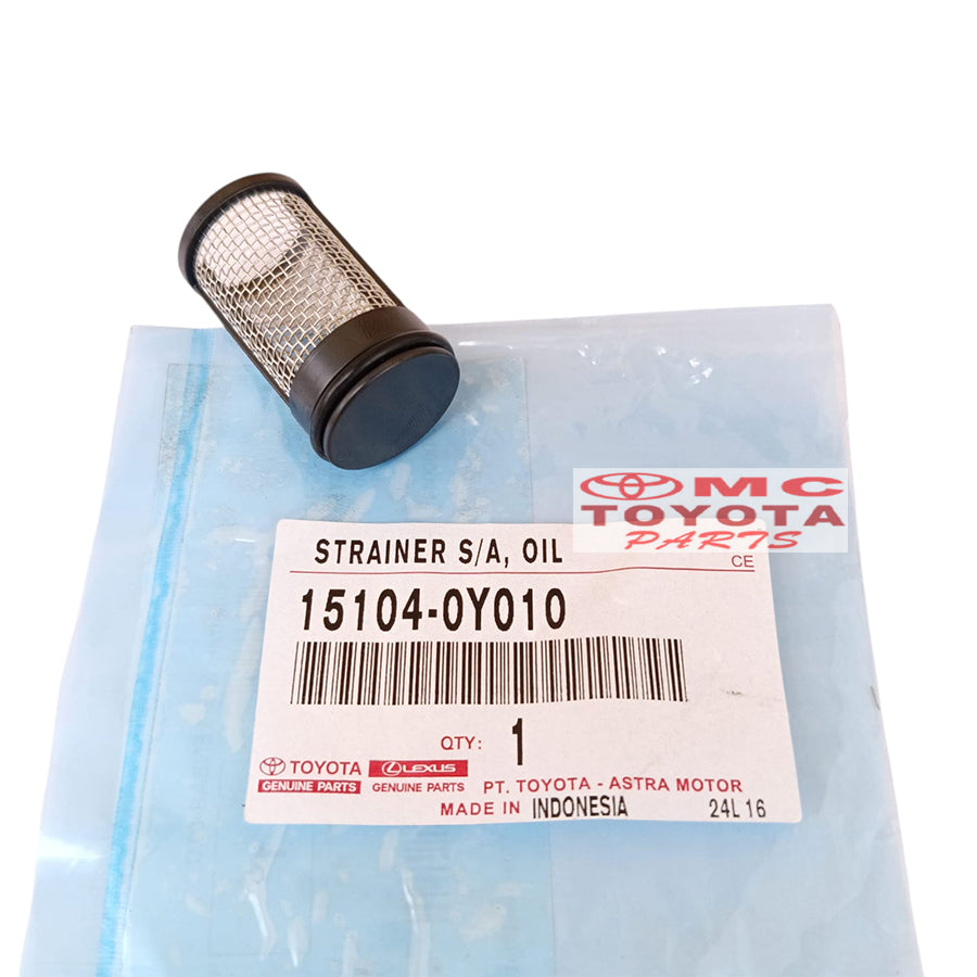 Strainer Filter Oli Carter Calya Sigra 1200cc Agya Ayla 1.2 cc Avanza Xenia Veloz Sirion Vios Yaris Sienta Original 15104-0Y010 Stainer Saringan Filter Oli Carter Mesin