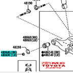 Mur Chamber Depan Kijang Innova Fortuner VRZ Hilux Altis Corolla Cross Original 90178-T0073 Mur Baut Chamber Bolt Nut Mur Camber Kamber Mur 22