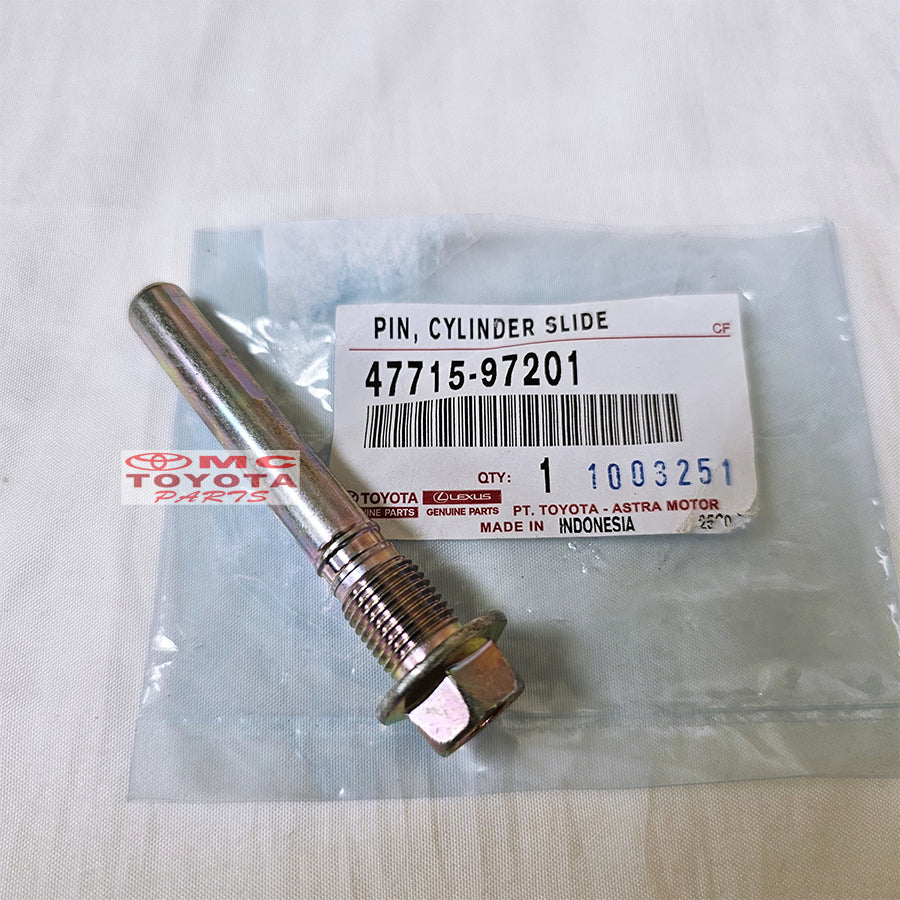 Baut Pin Caliper Bagian Bawah Agya Ayla Original Toyota 47715-97201 Baut Pen Caliper Kaliper Pin Silinder Cylinder Slide Cakram Rem Depan Front Disc Brake