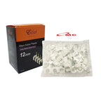 Kleman Klem Clip Klip Kabel Putih Paku Beton 7 9 MM Eclat Klem Kabel Plastik Cable Clips 7mm 9mm Alat Penjepit Penahan Kabel Listrik Data Telpon