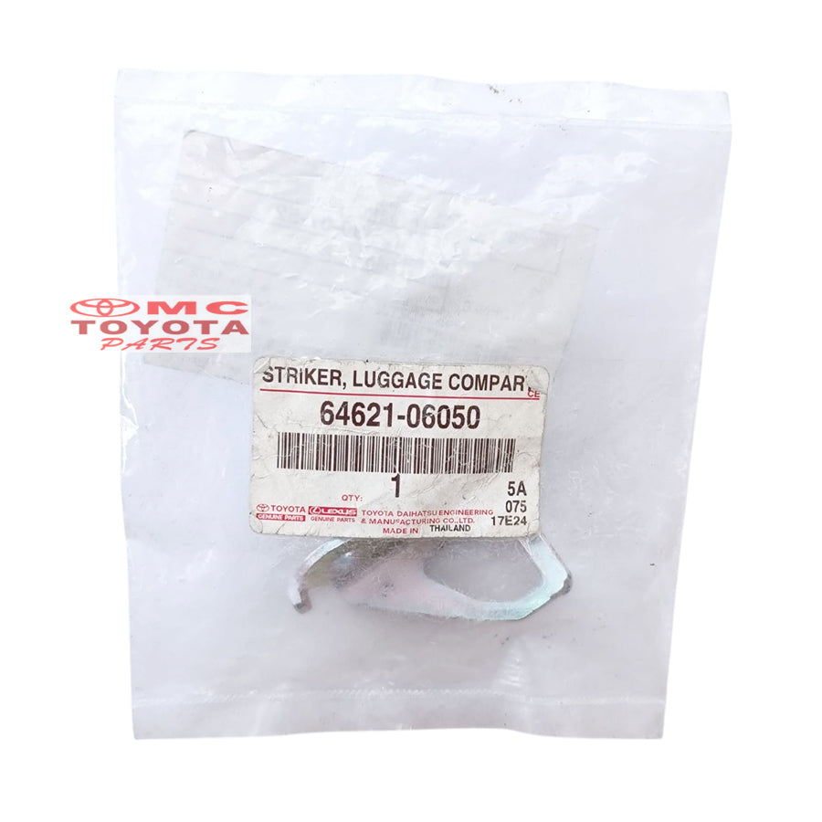 Striker Door Lock Bagasi New Vios Limo Corolla Altis Camry Original Toyota 64621-06050 Stiker Doorlock Bagasi Belakang