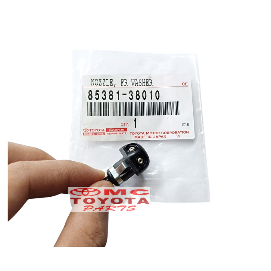 Wiper Nozzle Nozle Semprotan Wiper Nozzle Air Wiper Depan Kijang Kapsul Original Toyota 85381-38010 Nozzle Wiper Nozzle Semprotan Air Wiper Nozzle Front Washer Nosel Nozel Washer Wiper
